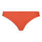 Vichy Jacquard-Bikinihose für Damen Mohnrot Vorderansicht
