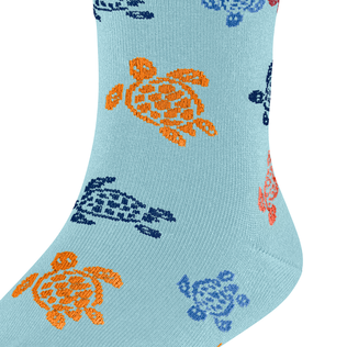 Mehrfarbige Rondes des Tortues Socken für Kinder – Vilebrequin x Falke Wasser Details Ansicht 2
