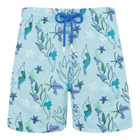 男士 Camo Seaweed 刺绣游泳短裤 - 限量版 Thalassa 正面图