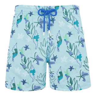 Men Swim Trunks Embroidered Camo Seaweed - Limited Edition Thalassa front view