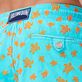 Bañador con bordado Micro Ronde Des Tortues para hombre - Edición Limitada Lazulii blue detalles vista 1