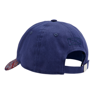 Gorra con estampado Mosaïque para hombre Dark denim w1 vista trasera
