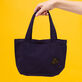 Mini Beach Bag Sapphire front worn view