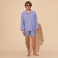 Men Merino Wool Blue Look  正面图