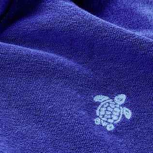 Baby Terry Poncho Embroidered Turtle Marrakech details view 1
