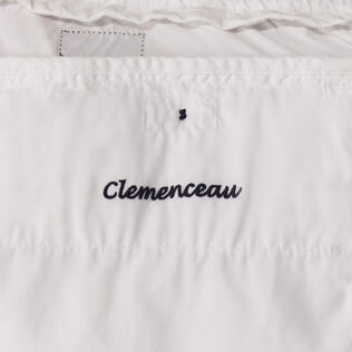 Men Tencel Popeline Jogger Pants White 细节视图2