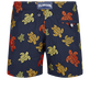 Ronde Des Tortues Badeshorts mit Stickerei für Herren – Limitierte Serie Marineblau Rückansicht