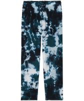 Pantaloni uomo in spugna Rough Ocean Tie & Dye Emerald vista frontale