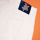 Pantalón recto de terciopelo con cinco bolsillos para hombre Off white detalles vista 1