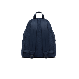 Turtle Unisex-Rucksack aus Frottee Marineblau Rückansicht