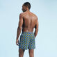 Bañador con estampado Mini Focus Multicolor para hombre Azul marino vista trasera desgastada