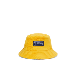 Terry Bucket Hat Mango front view