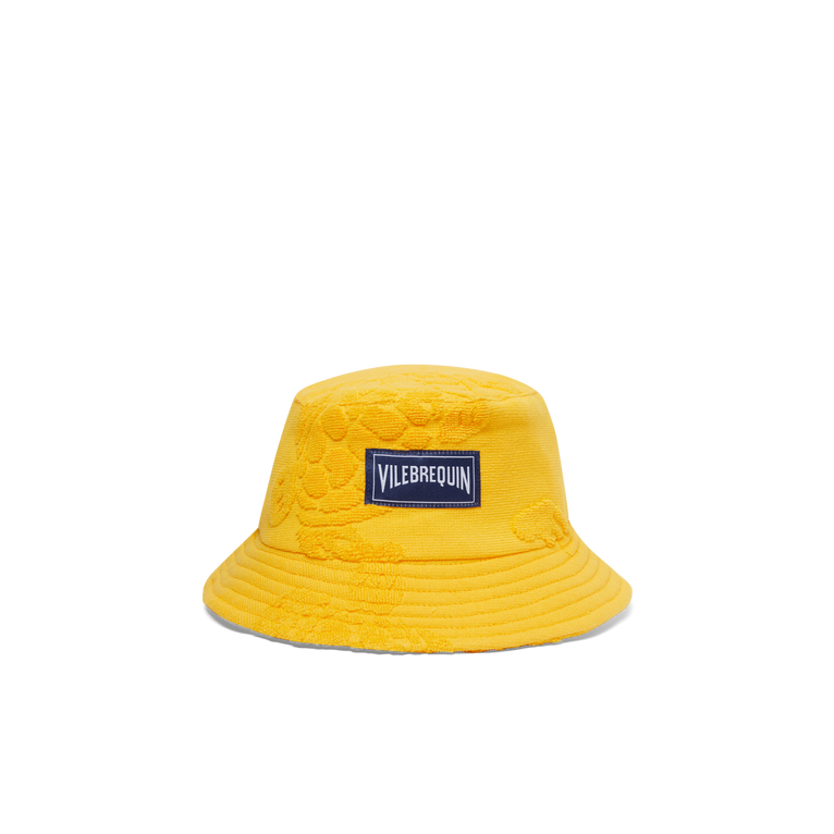 Vilebrequin Terry Bucket Hat Turtle Jacquard - Boheme - Orange - Size M/L