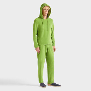 Men Terry Pants Solid Camouplage details view 1