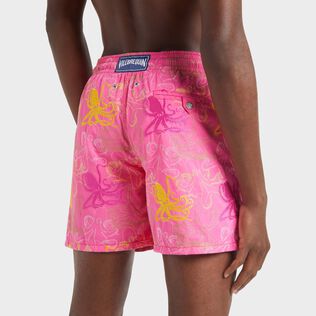 Maillot de bain homme brodé Octopussy - Édition Limitée Bougainvillier vue de détail 2