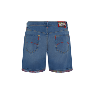 Men Denim Bermuda Shorts Crab Balloonss Med denim w2 back view