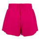 Strukturierte Solid Shorts für Kinder Fucsia rot Rückansicht