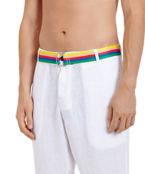 Water-resistant belt Rainbow - Vilebrequin x JCC+ - Limited Edition White front worn view