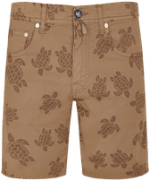 Ronde Des Tortues Bermudashorts für Herren Haselnuss Vorderansicht