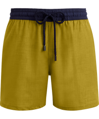 Bañador de lana para hombre Super 120' Sunflower vista frontal