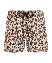 Women Swim ShortsTurtles Leopard Straw front view