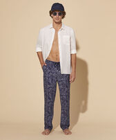 Men Poulpes Bicolores Linen Look  正面图