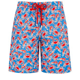 Men Long Swimwear Ultra-light and Packable Crabs & Shrimps Earthenware front view