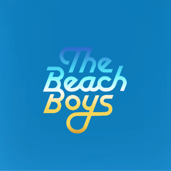 Toalla de playa unisex con logotipo bordado degradado de Vilebrequin x The Beach Boys, Earthenware estampado