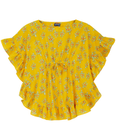 Vendôme Turtles Hemdkleid für Mädchen Mais Vorderansicht