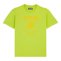 Gomy Baumwoll-T-Shirt mit aufgedrucktem Logo für Herren Lemongrass Vorderansicht