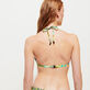 Women Fitted Printed - Women Halter Bikini Top Jungle Rousseau, Ginger details view 5