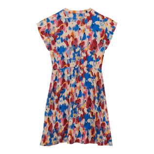 Vestido de viscosa con estampado Flowers in the Sky para nina