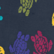 Men Knee-high Socks Rondes des Tortues Multicolores - Vilebrequin x Falke Midnight blue 