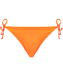 Plumetis Mini-Bikinihose zum Binden für Damen Karotte Vorderansicht