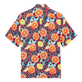 Chemise Bowling en lin homme Presse Citron Bourgogne vue de dos