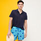 Bañador con estampado Turtles Splash para hombre Lazulii blue detalles vista 3