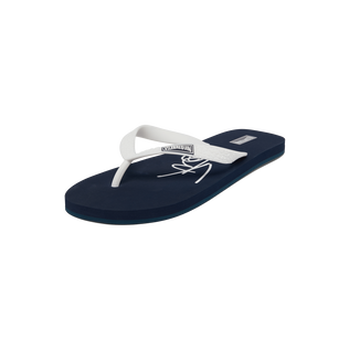 Chanclas con estampado VBQ Line para hombre Azul marino vista trasera