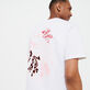 T-Shirt homme imprimé Ape & Turtles - Vilebrequin x BAPE® BLACK Blanc vue de détail 4