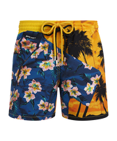 Men Swim Shorts Hawain Mix - VBQ x Palm Angels Corn 正面图