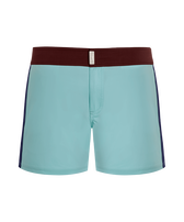 Men Stretch Swim Shorts Flat Belt Color Block Thalassa 正面图