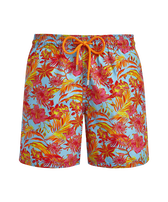 Men Swim Shorts Tahiti Flowers Santorini front view