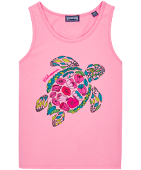 Girls Tanktop Provencal Turtle Candy front view
