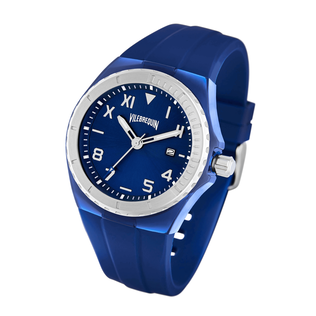 Reloj de silicona de Vilebrequin Azul marino vista trasera