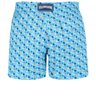Men Stretch Swim Shorts Micro Ronde Des Tortues Rainbow Divine back view
