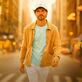 Men Linen Natural dye Look  正面图
