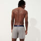 男士 Super 120'S 羊毛泳裤 - Vilebrequin x The Woolmark Company 合作款 Heather grey 背面穿戴视图
