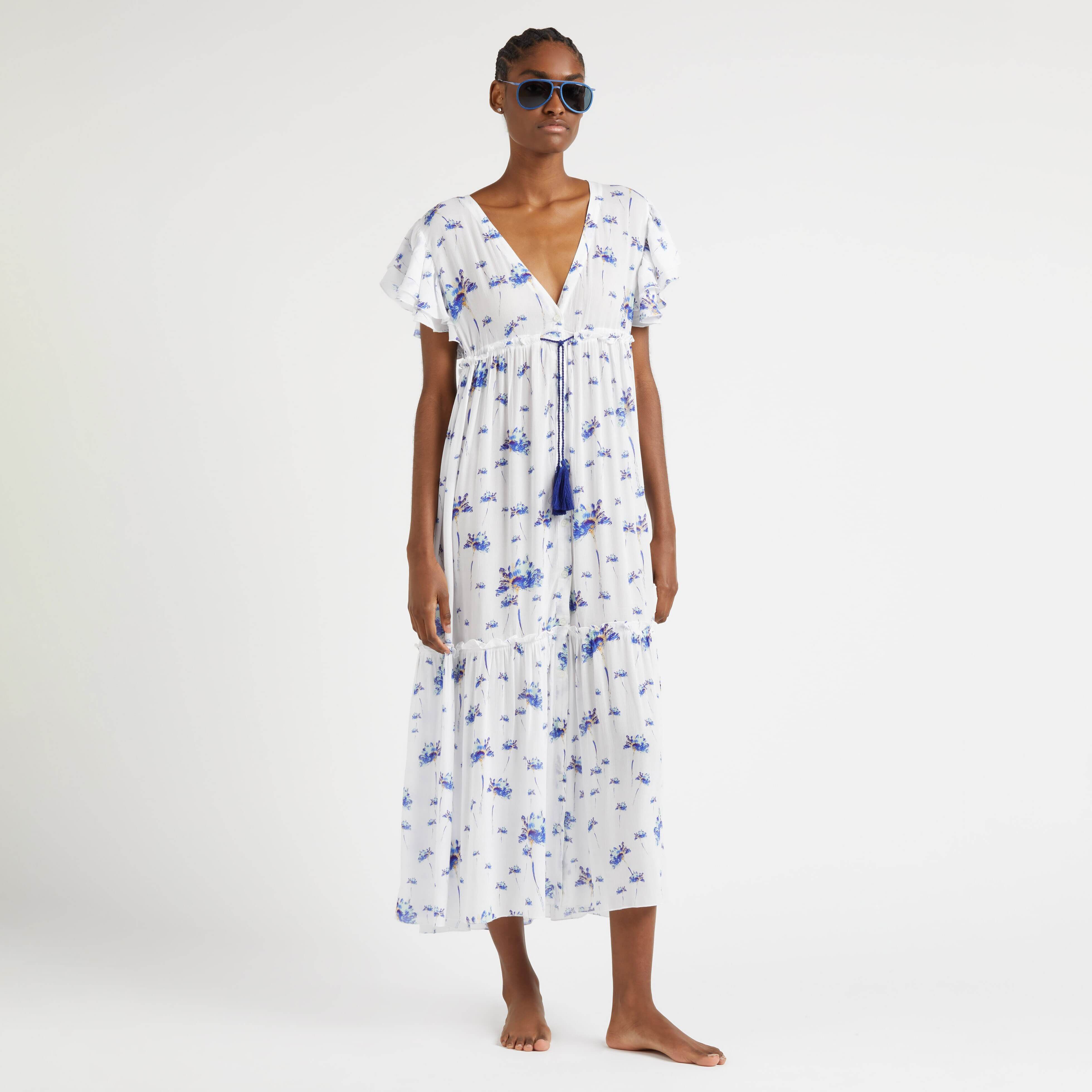Robe longue viscose femme on sale