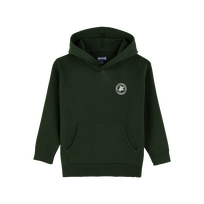 Sweat à capuche en coton enfant uni Lierre vue de face