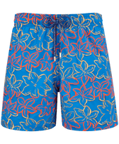 Men Swim Shorts Embroidered Raiatea - Limited Edition Earthenware front view