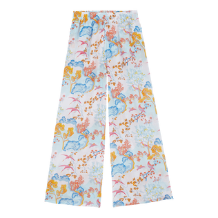 Pantalon femme en voile de coton Peaceful Trees